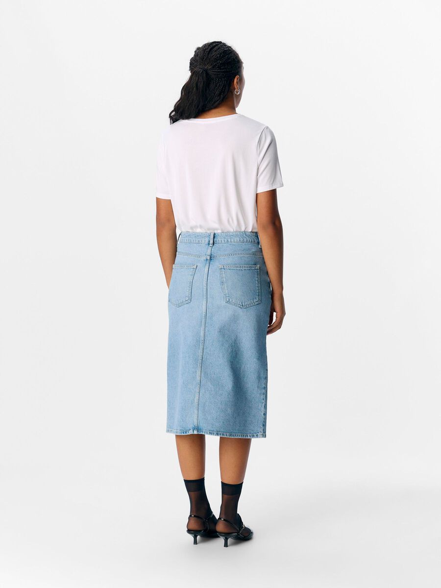 OBJECT JEANS MIDIROCK, Light Blue Denim, highres - 23044069_LightBlueDenim_1161047_004.jpg