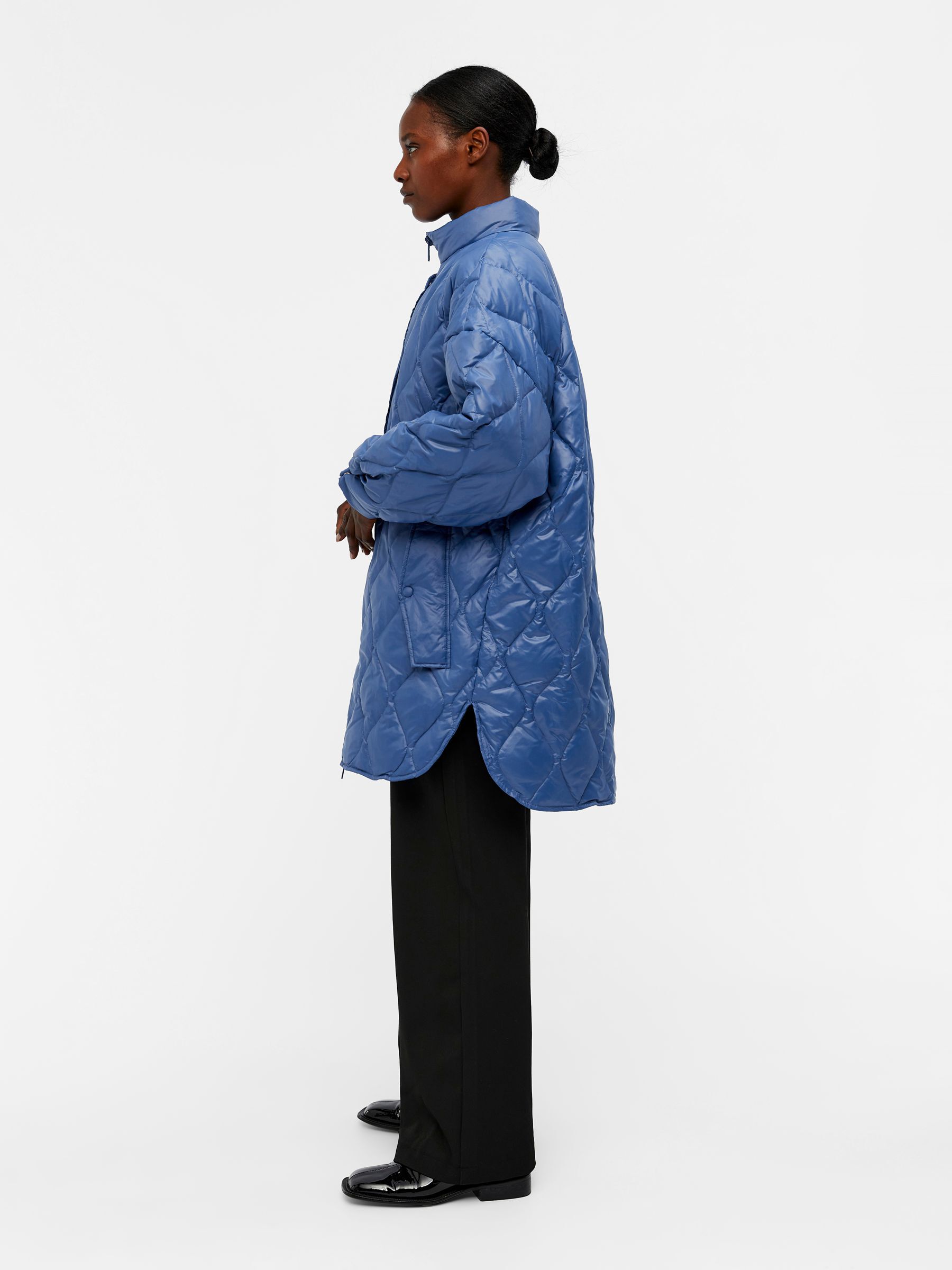 QUILTED DOWN JACKET Blue .OBJECT CI Spain