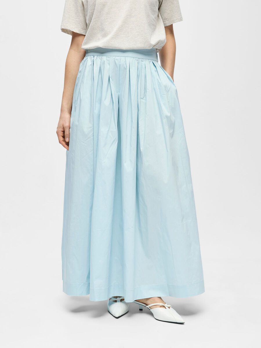 Carousel image - A-LINE MAXI SKIRT, Winter Sky | 2