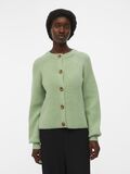 Object Collectors Item ROUND NECK KNITTED CARDIGAN, Fair Green, highres - 23042976_FairGreen_1065357_003.jpg