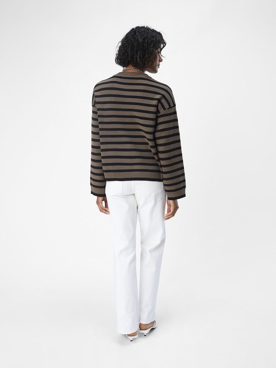 OBJECT LOOSE KNITTED PULLOVER, Morel, highres - 23044624_Morel_1151877_004.jpg
