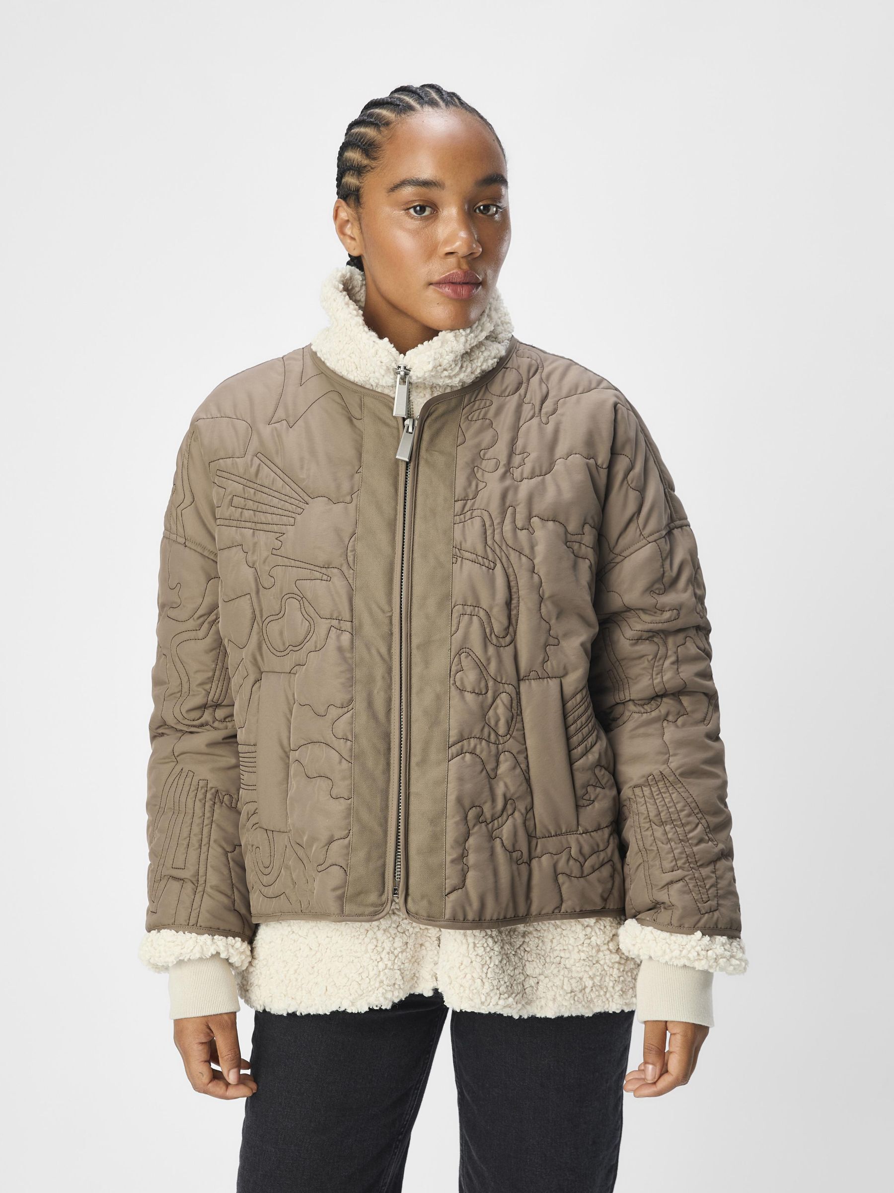 2 IN 1 TEDDY JACKET