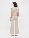 Object Collectors Item KNITTED WIDE-LEG TROUSERS, Silver Gray, highres - 23036272_SilverGray_004.jpg
