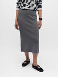 Product image thumbnail - GEBREID MAXI ROK, Medium Grey Melange | 2