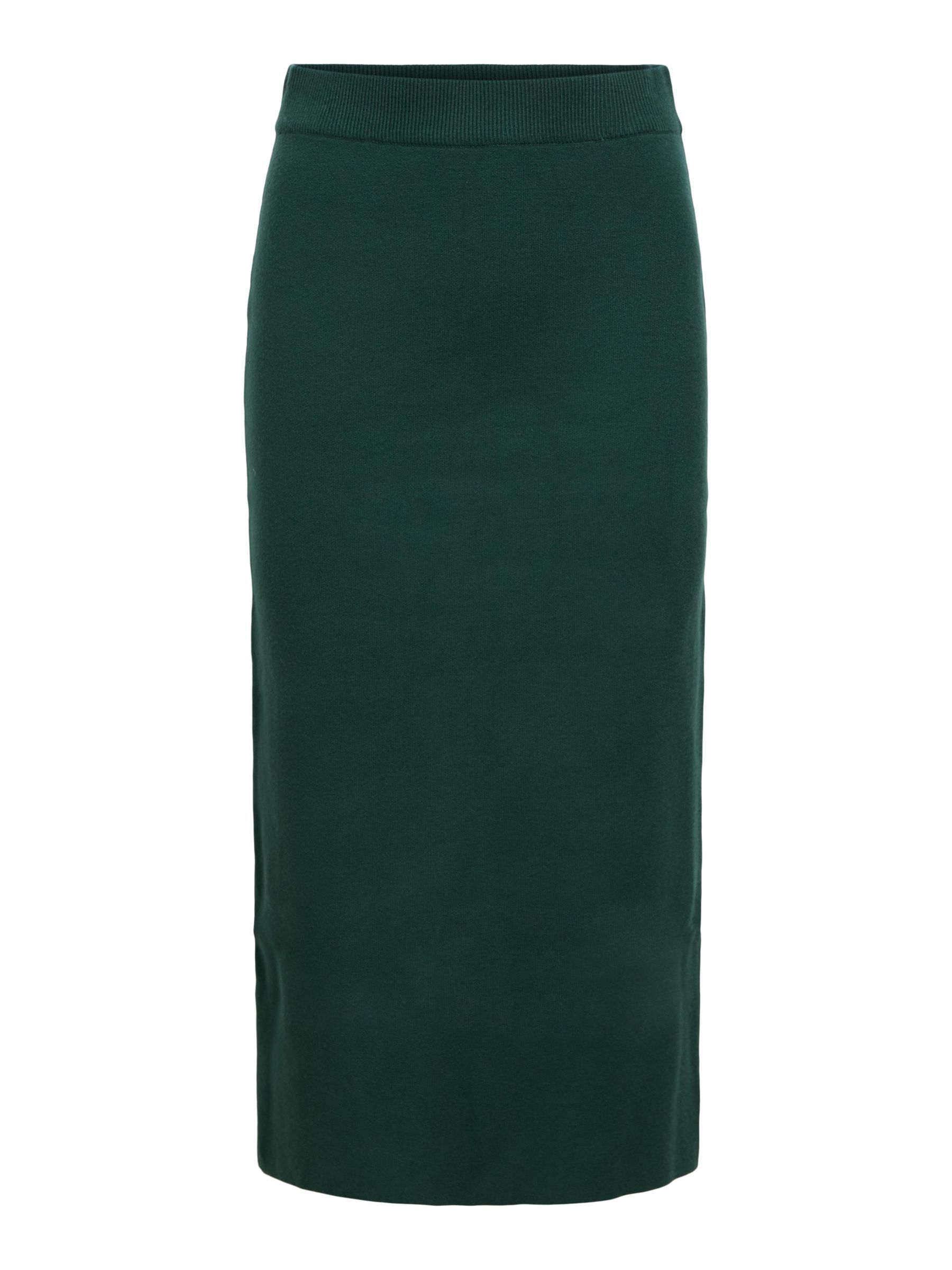 GEBREID MAXI ROK Groen .OBJECT CI Belgie