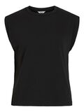 OBJECT SHOULDER PADS TANK TOP, Black, highres - 23034356_Black_001.jpg