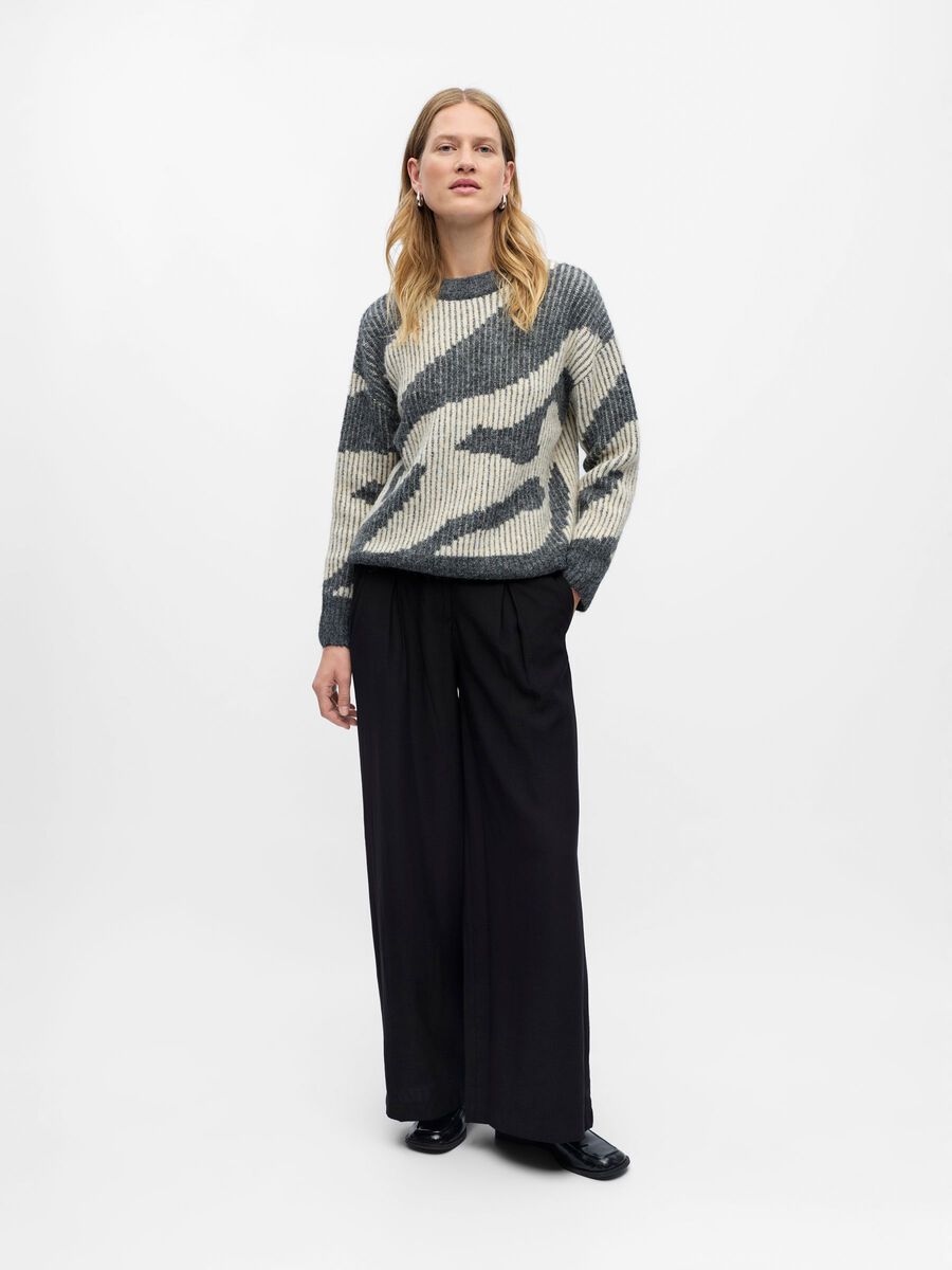Product carousel image - EN MAILLE PULLOVER, Black | 5