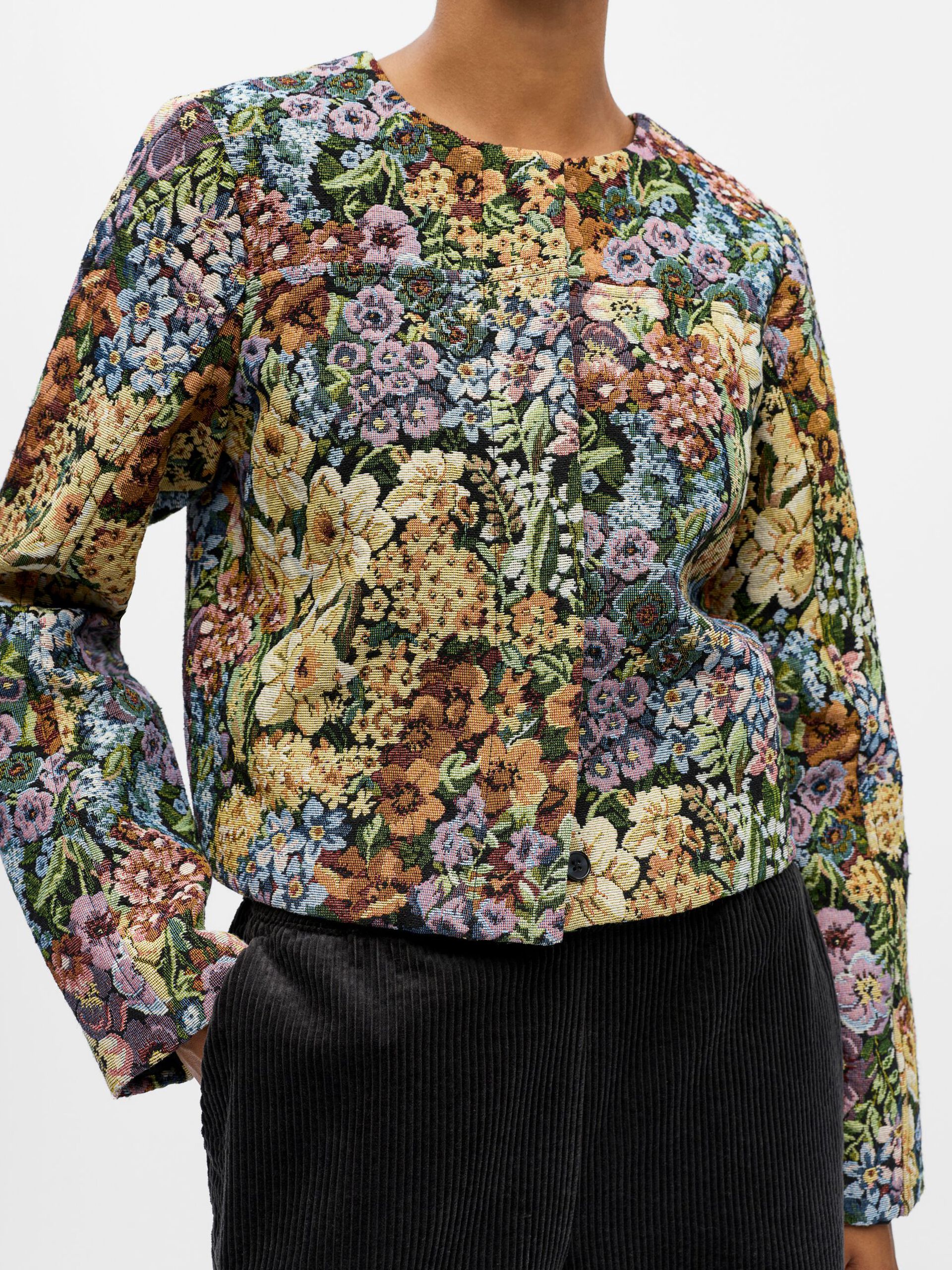 Carousel image - FLORAL JACKET, Twill | 5