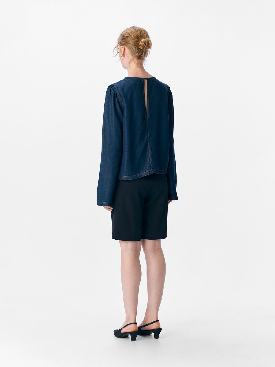 OBJECT DENIM BLOUSE, Dark Blue Denim, highres - 23048579_DarkBlueDenim_004.jpg