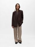 Product image thumbnail - LONGLINE BLAZER, Seal Brown | 4