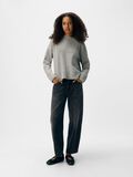 Product image thumbnail - KNITTED PULLOVER, Light Grey Melange | 4