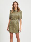 Object Collectors Item SHORT SLEEVED BELTED LEATHER DRESS, Burnt Olive, highres - 23033423_BurntOlive_003.jpg