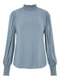 OBJECT HØJHALSET LANGÆRMET BLUSE, Blue Mirage, highres - 23036087_BlueMirage_001.jpg