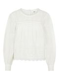 OBJECT BRODERIE TOP À MANCHES LONGUES, Bright White, highres - 23035583_BrightWhite_001.jpg