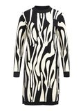 Product image thumbnail - OBJRAY KNITTED DRESS, Black | 1