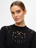 Object Collectors Item CUT-OUT KNITTED PULLOVER, Black, highres - 23040944_Black_006.jpg