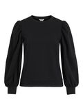 OBJECT PUFF SLEEVED SWEATSHIRT, Black, highres - 23035833_Black_001.jpg