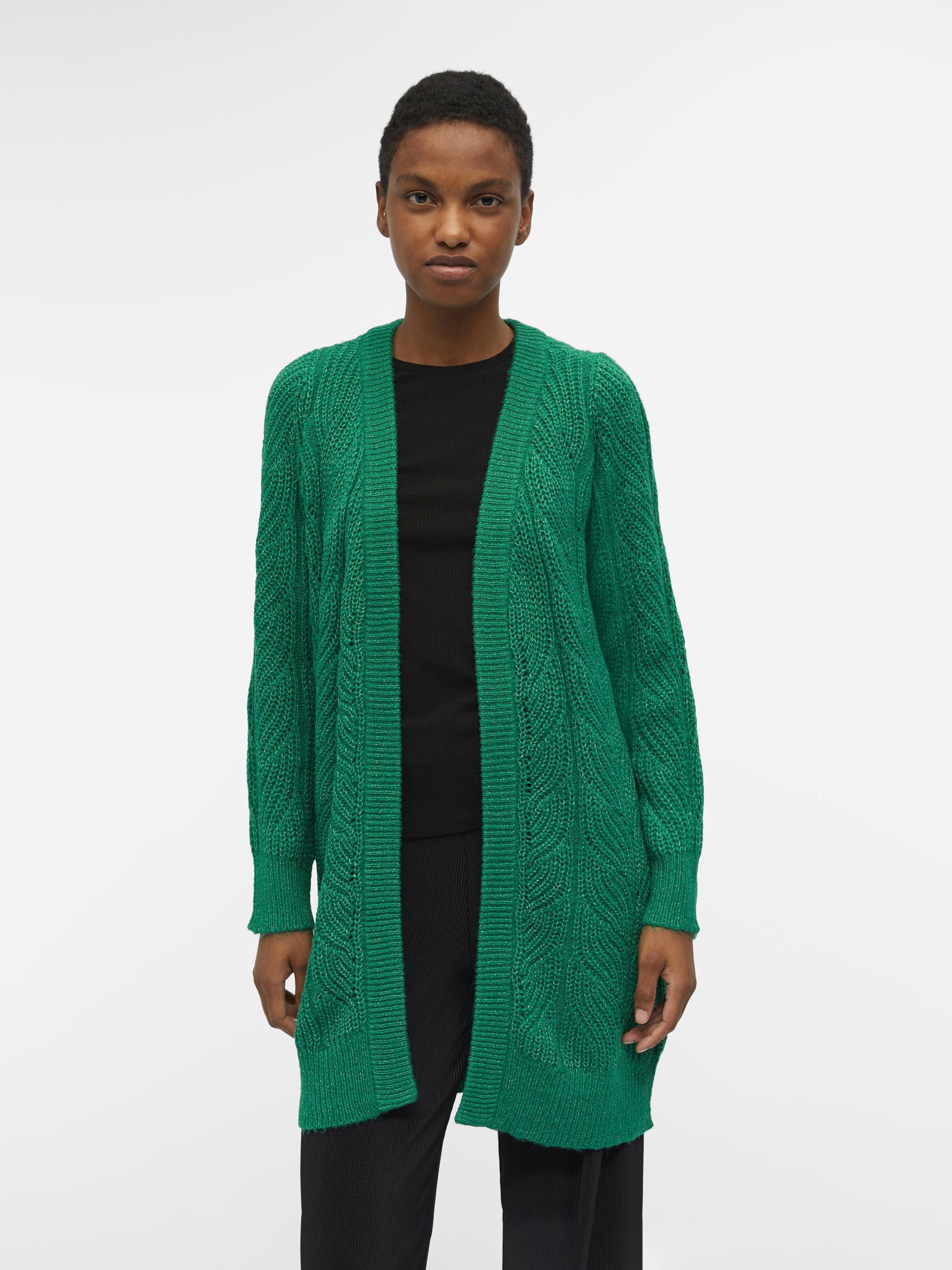 Emerald green long discount cardigan