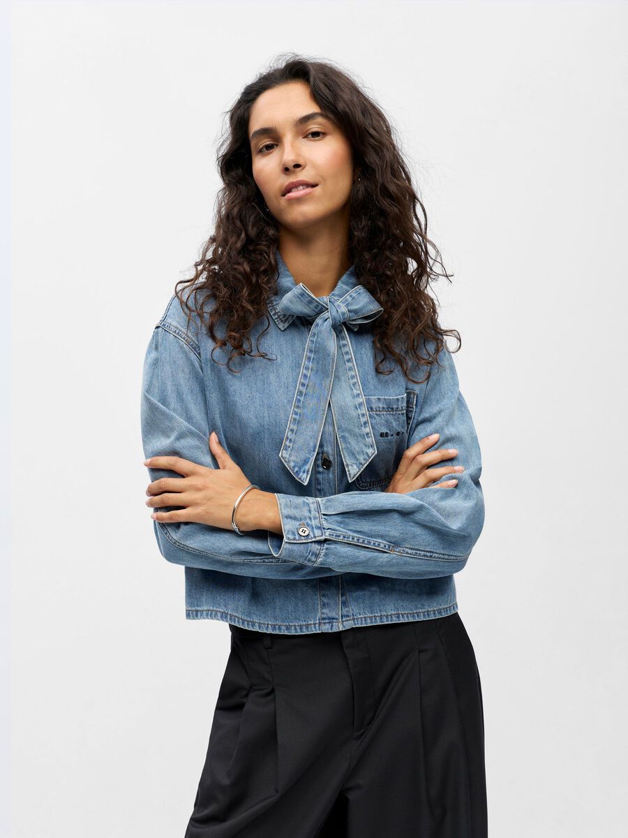 Carousel image - DENIM SHIRT, Medium Blue Denim | 6