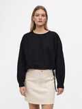 Object Collectors Item LANGE MOUWEN CROP TOP, Black, highres - 23044193_Black_003.jpg