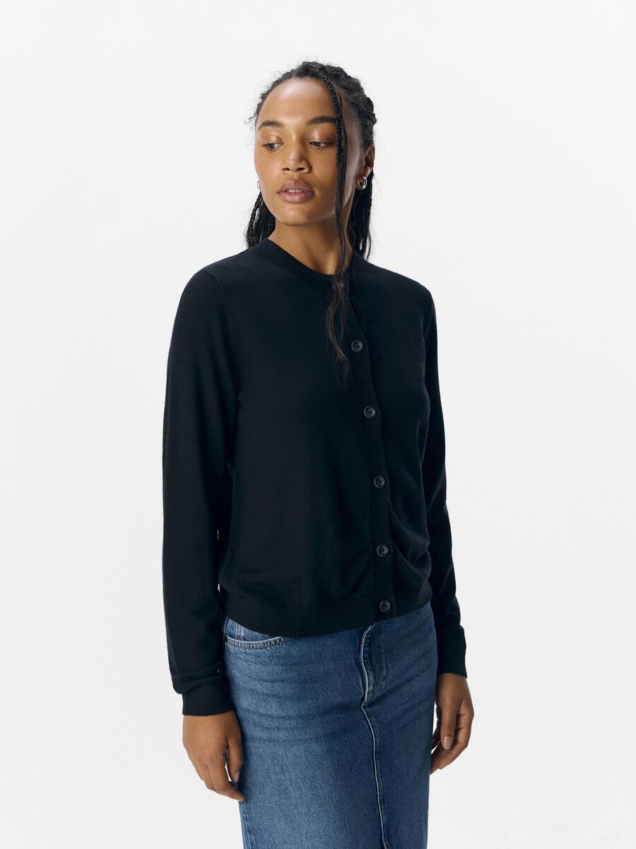 OBJECT OBJTHESS CARDIGAN, Black, highres - 23043508_Black_003.jpg