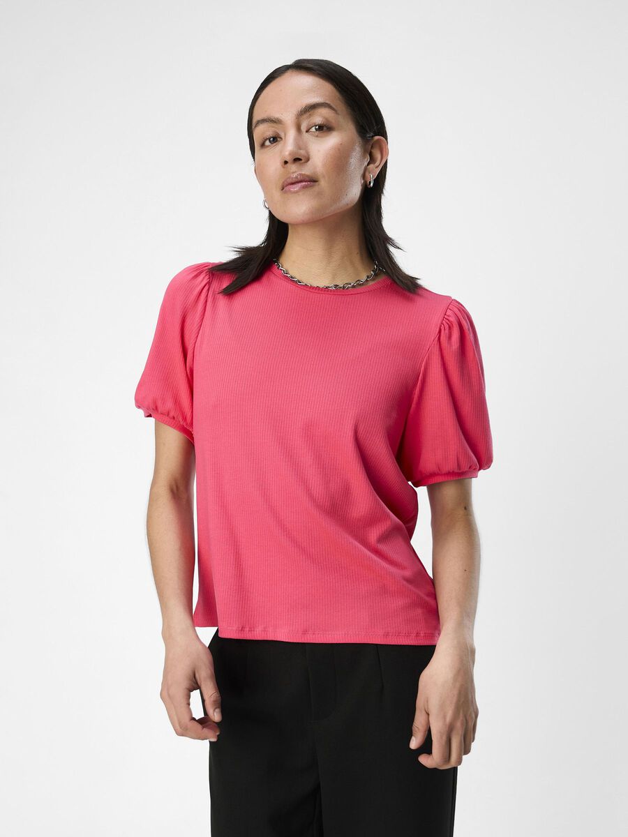 Object Collectors Item BALLOON SLEEVED TOP, Paradise Pink, highres - 23034454_ParadisePink_003.jpg