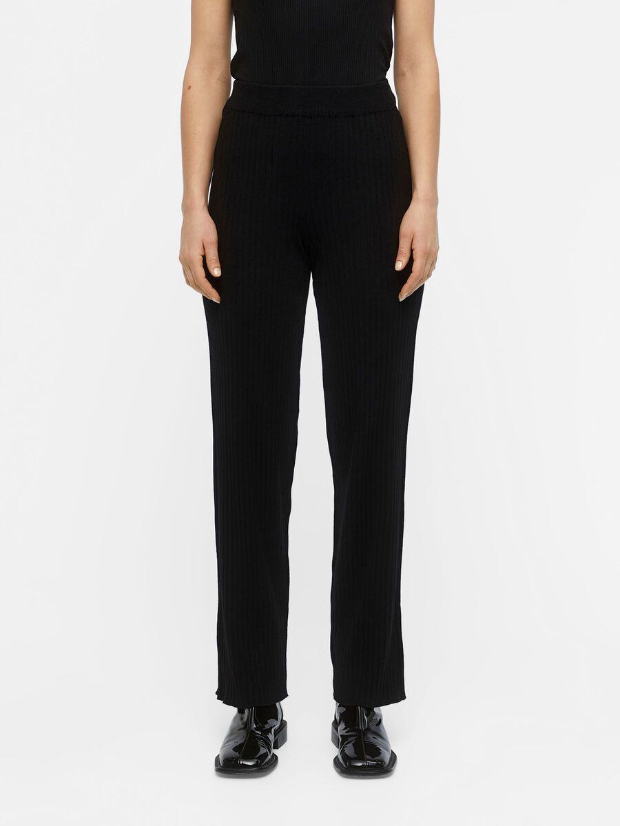 Object Collectors Item KNITTED TROUSERS, Black, highres - 23039241_Black_003.jpg