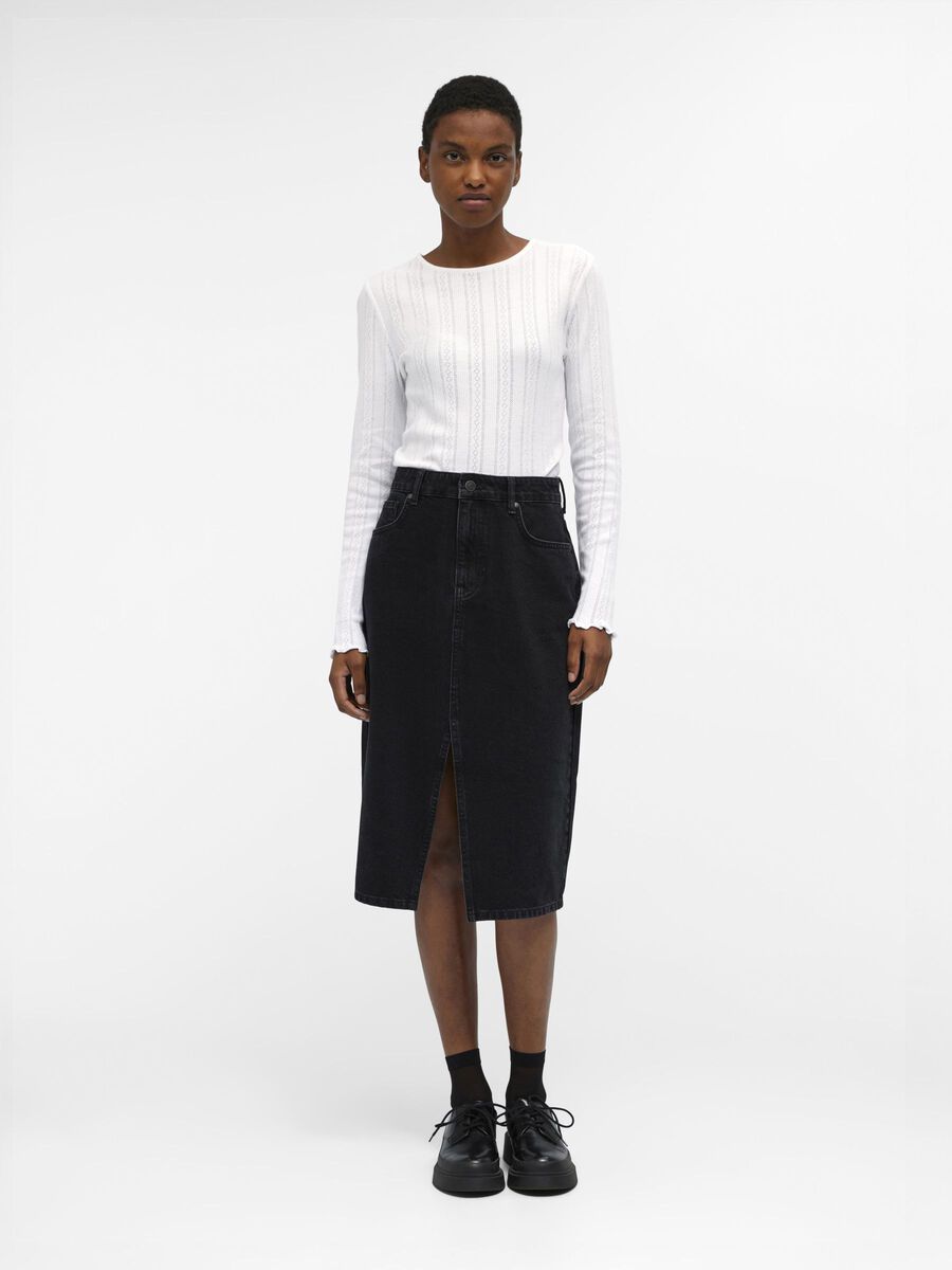 OBJECT OBJHARLOW MIDI SKIRT, Black, highres - 23043873_Black_005.jpg