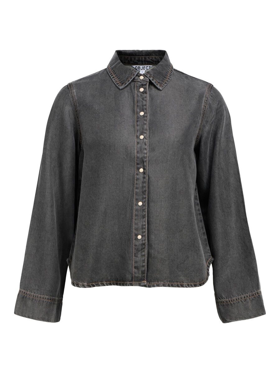 Product carousel image - DENIM HEMD, Medium Grey Denim | 1
