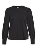 Object Collectors Item BALLOON SLEEVED TOP, Black, highres - 23040526_Black_001.jpg
