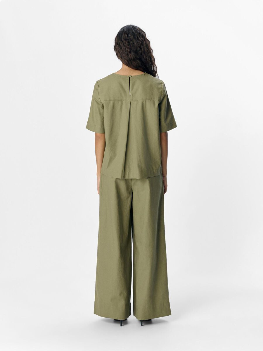 OBJECT LINNEBLANDNING T-SHIRT, Capulet Olive, highres - 23045714_CapuletOlive_004.jpg