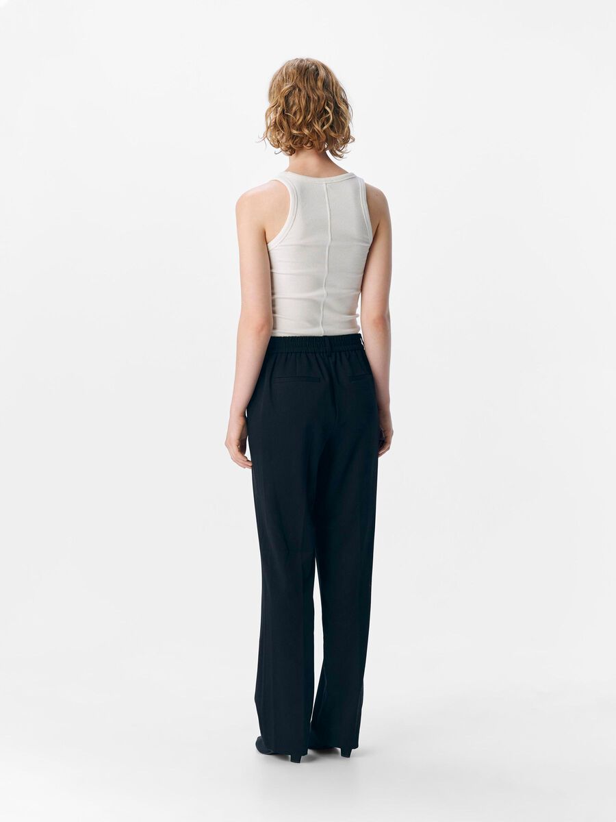 OBJECT OBJLISA STRAIGHT-LEG TROUSERS, Black, highres - 23047613_Black_004.jpg
