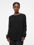 Object Collectors Item KANTEN MOUW BLOUSE, Black, highres - 23028558_Black_003.jpg