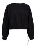 Object Collectors Item LONG-SLEEVED CROP TOP, Black, highres - 23044193_Black_001.jpg