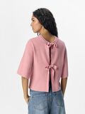 OBJECT SHORT-SLEEVED KNITTED CARDIGAN, Rose Elegance, highres - 23044018_RoseElegance_1177432_007.jpg