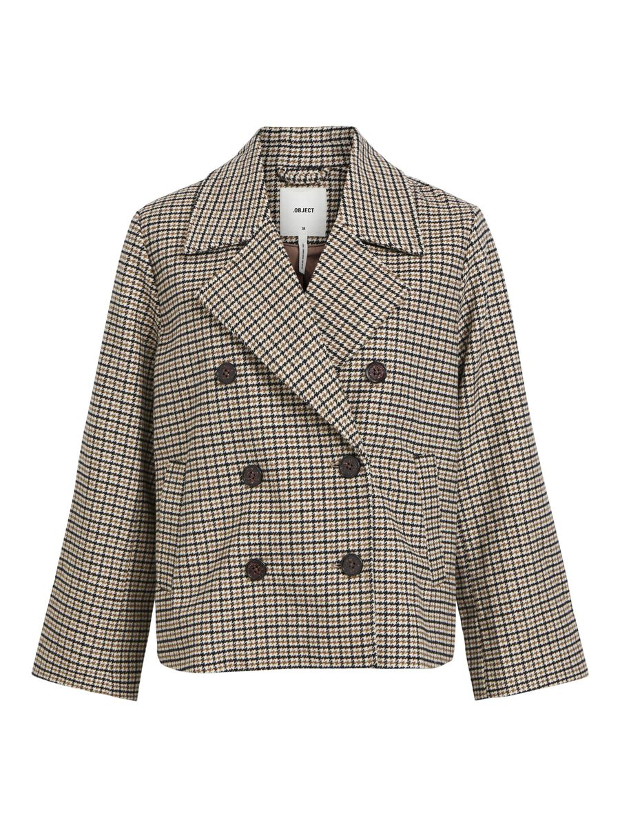 Object Collectors Item CHECKED JACKET, Sepia, highres - 23040644_Sepia_994690_001.jpg