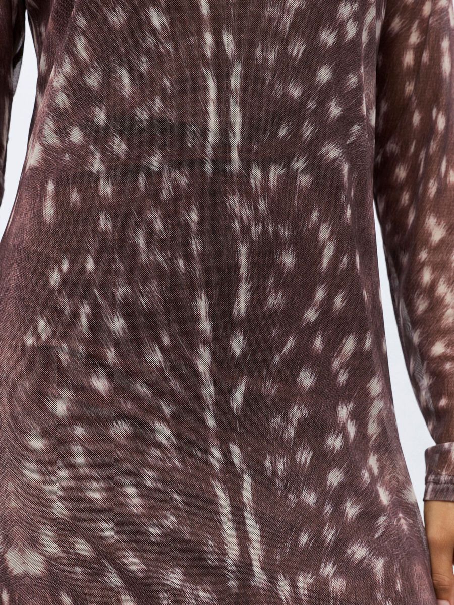 Carousel image - MESH MAXI DRESS, Cocoa Brown | 5