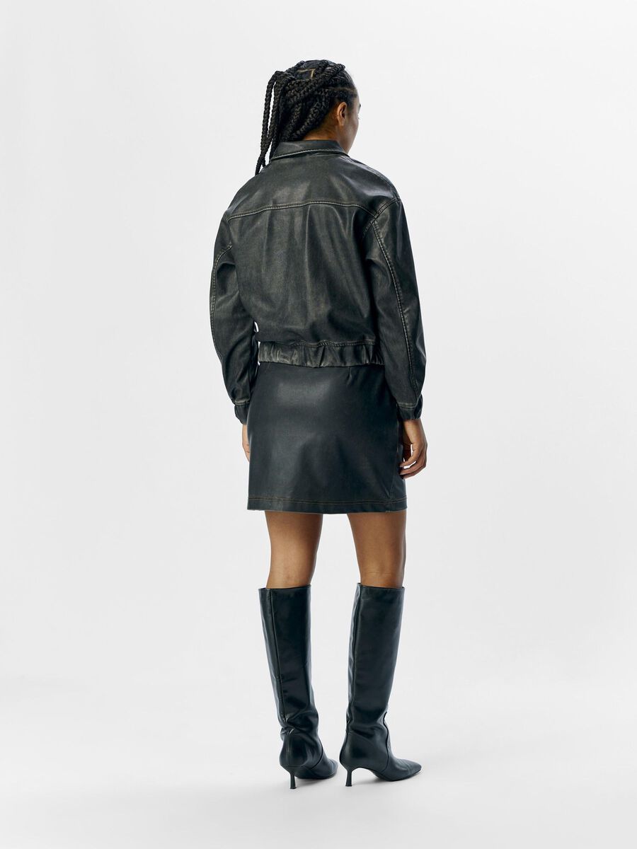 OBJECT BIKER JACKET, Black, highres - 23046920_Black_004.jpg
