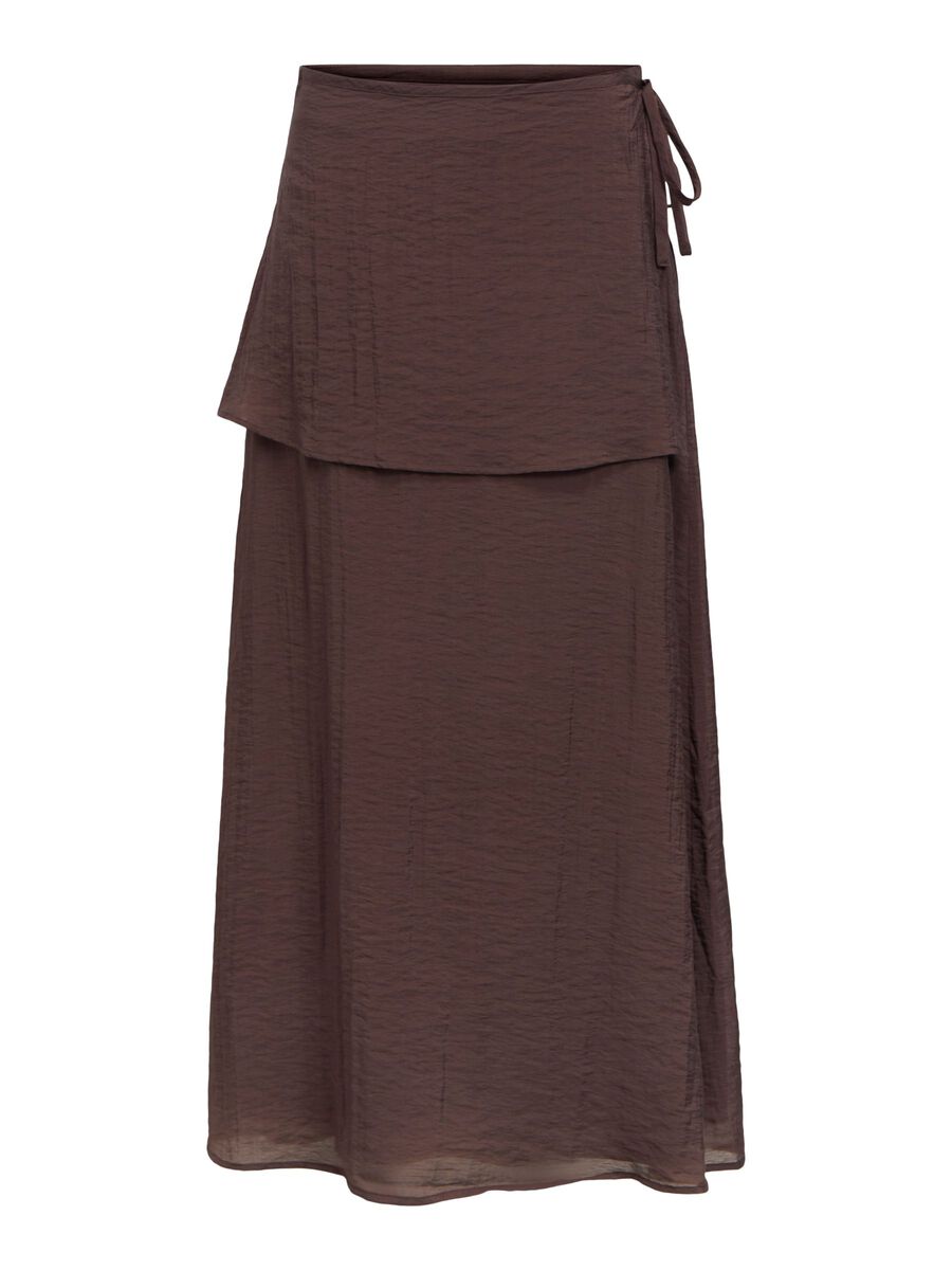 Product carousel image - LONG SKIRT, Seal Brown | 1