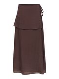Product image thumbnail - LONG SKIRT, Seal Brown | 1