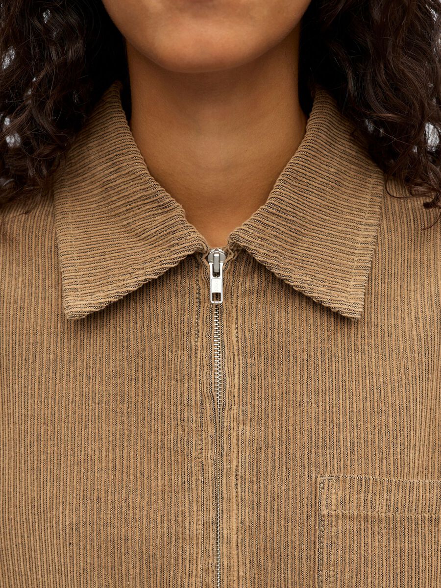 Product carousel image - FLUWELEN MIDI-JURK, Tannin | 3