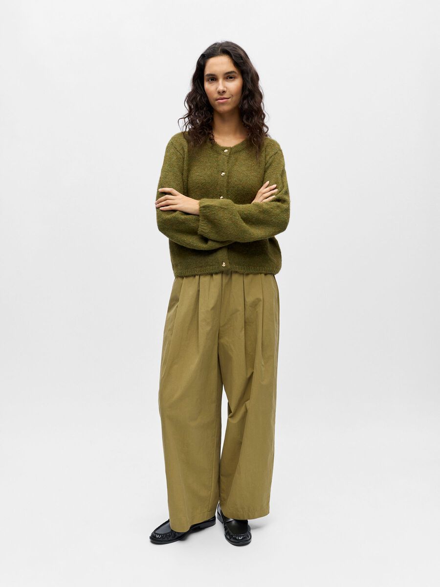 Carousel image - KNITTED CARDIGAN, Fir Green | 4