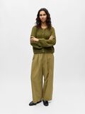 Product image thumbnail - KNITTED CARDIGAN, Fir Green | 4
