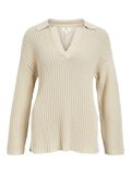 Object Collectors Item RIBBED KNITTED PULLOVER, Sandshell, highres - 23043657_Sandshell_001.jpg