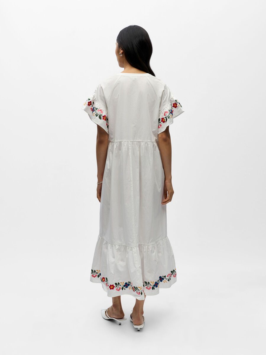 Product carousel image - BESTICKTES MAXIKLEID, Tofu | 2