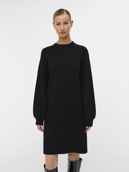 Object Collectors Item MANCHES LONGUES ROBE EN MAILLE, Black, highres - 23043130_Black_003.jpg