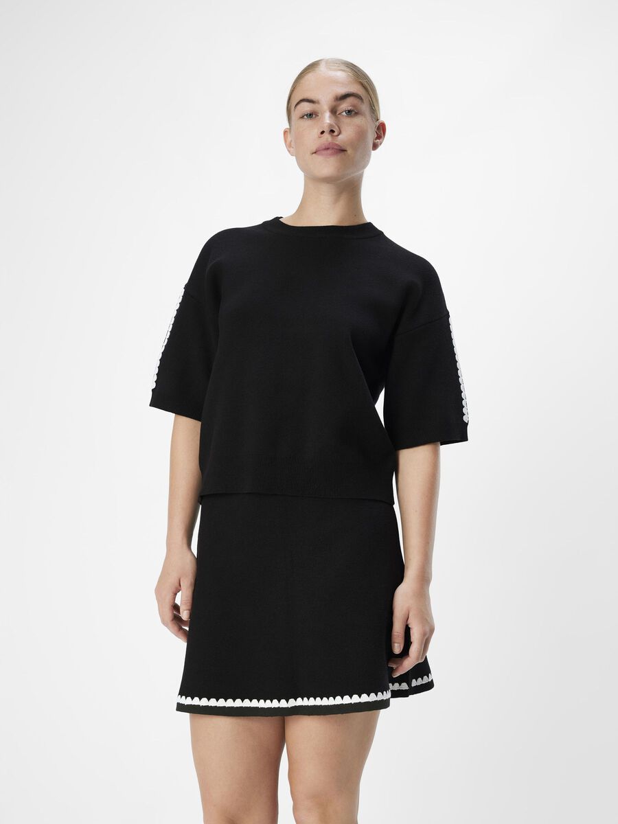 OBJECT OBJREYNARD KNITTED PULLOVER, Black, highres - 23045878_Black_1163758_003.jpg