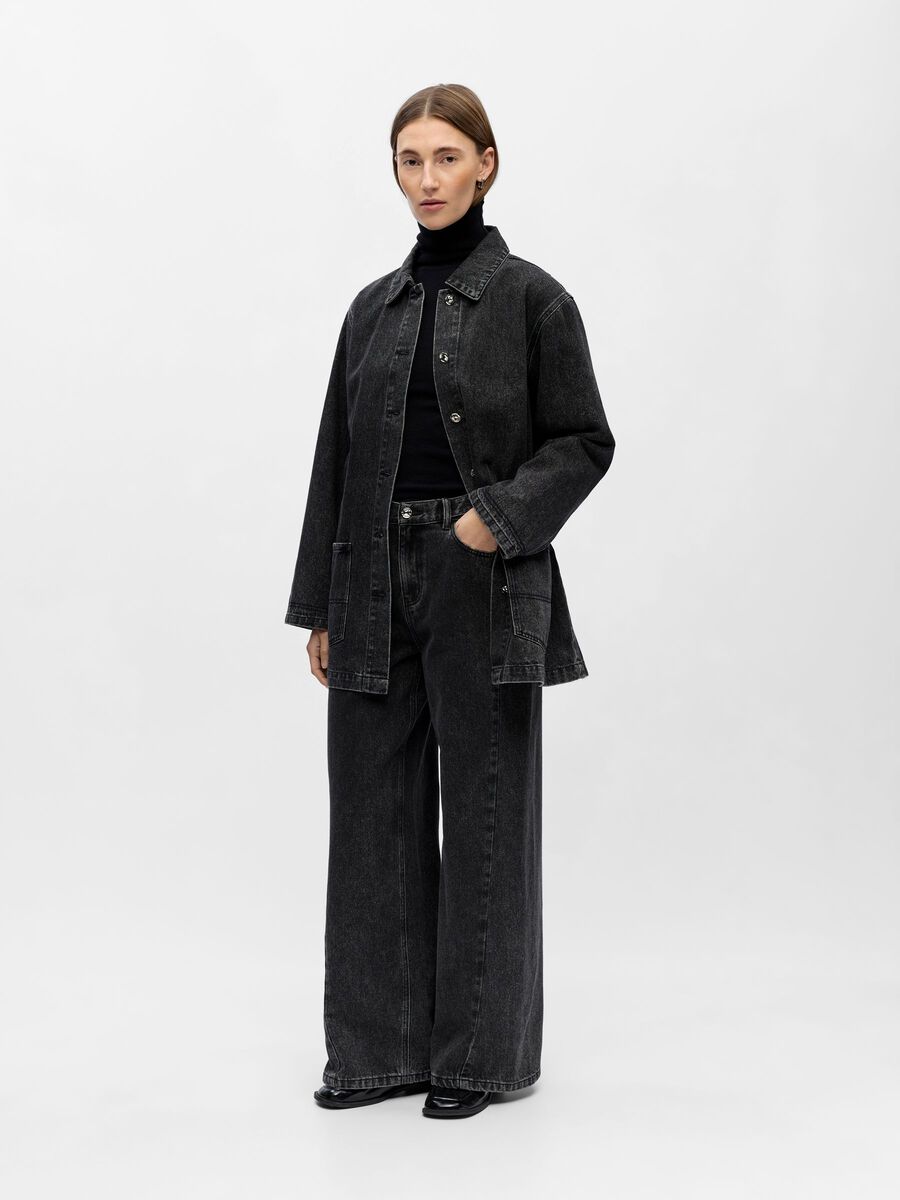 Carousel image - DENIM SHIRT, Black Denim | 5