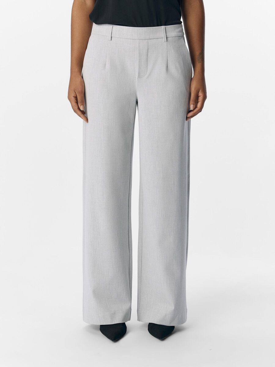 OBJECT OBJLISA PANTALON, Light Grey Melange, highres - 23037921_LightGreyMelange_003.jpg