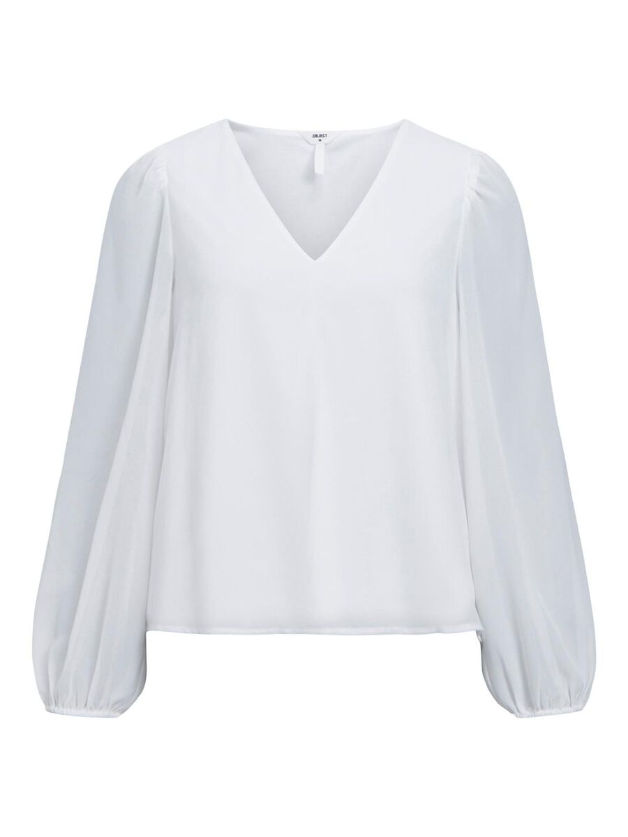 OBJECT V-AUSSCHNITT BLUSE, Cloud Dancer, highres - 23044681_CloudDancer_001.jpg